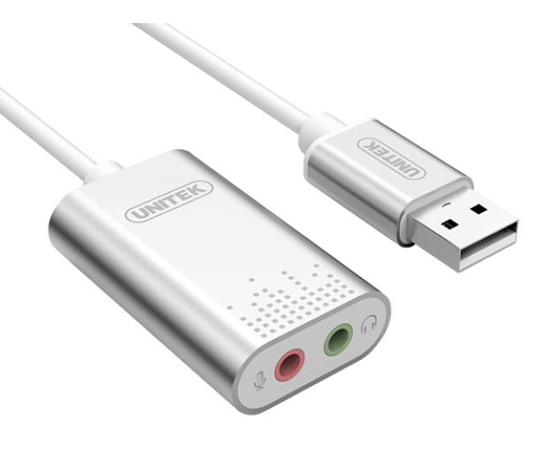UNITEK Karta dźwiękowa USB STEREO; Y-247A - 329954 - zdjęcie